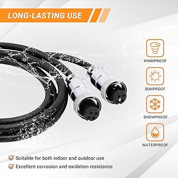 アクセサリー aytktn12 Amazon.com: DIYhz GX12 4 Pins Panel Metal Mount Circular